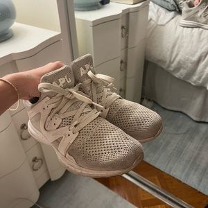 APL white high top sneakers